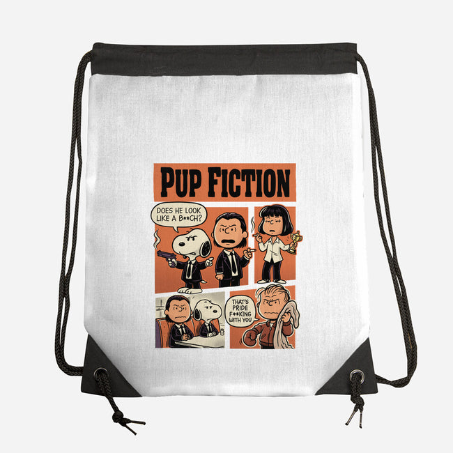 Pup Fiction-None-Drawstring-Bag-P1yu5h