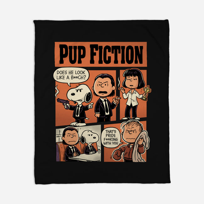 Pup Fiction-None-Fleece-Blanket-P1yu5h
