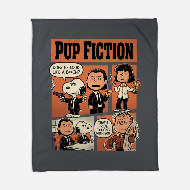 Pup Fiction-None-Fleece-Blanket-P1yu5h