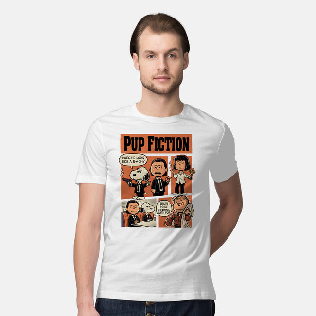 Pup Fiction-Mens-Premium-Tee-P1yu5h