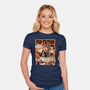 Pup Fiction-Womens-Fitted-Tee-P1yu5h