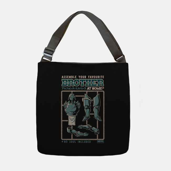 Assemble Your Favorite Brother At Home-None-Adjustable Tote-Bag-worlddominationforcats