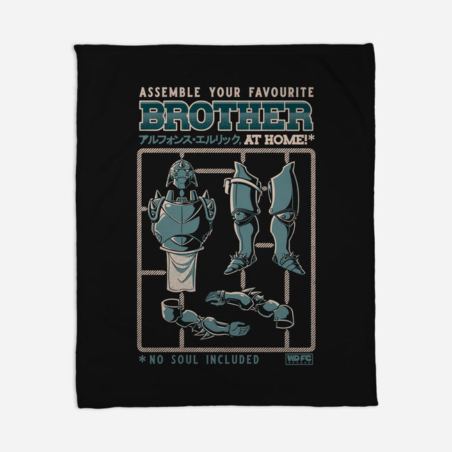 Assemble Your Favorite Brother At Home-None-Fleece-Blanket-worlddominationforcats