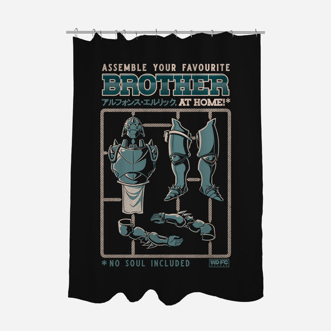 Assemble Your Favorite Brother At Home-None-Polyester-Shower Curtain-worlddominationforcats
