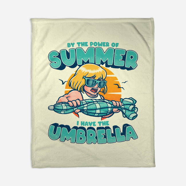 Power Of Summer-None-Fleece-Blanket-teesgeex