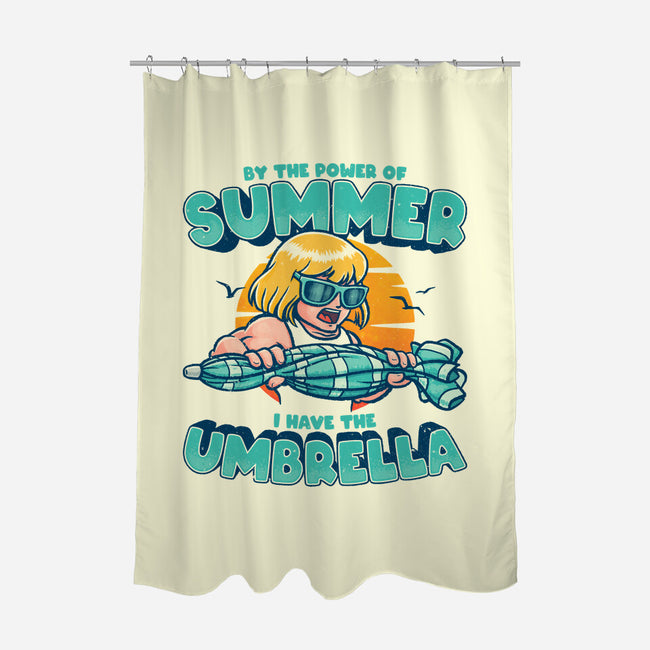 Power Of Summer-None-Polyester-Shower Curtain-teesgeex