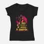 The Book Crawler-Womens-V-Neck-Tee-retrodivision