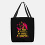 The Book Crawler-None-Basic Tote-Bag-retrodivision