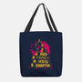 The Book Crawler-None-Basic Tote-Bag-retrodivision
