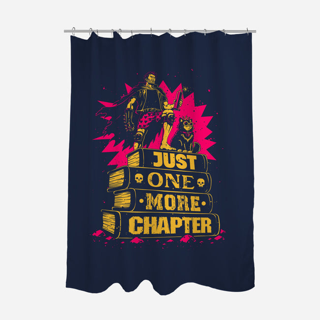 The Book Crawler-None-Polyester-Shower Curtain-retrodivision