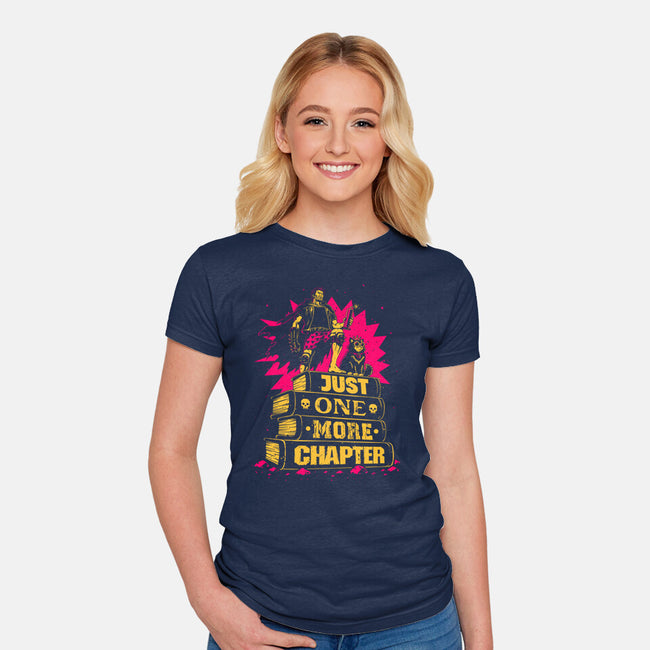 The Book Crawler-Womens-Fitted-Tee-retrodivision
