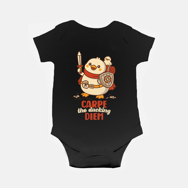 Carpe The Ducking Diem-Baby-Basic-Onesie-rocketman_art