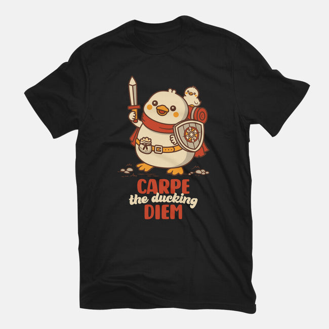 Carpe The Ducking Diem-Mens-Heavyweight-Tee-rocketman_art