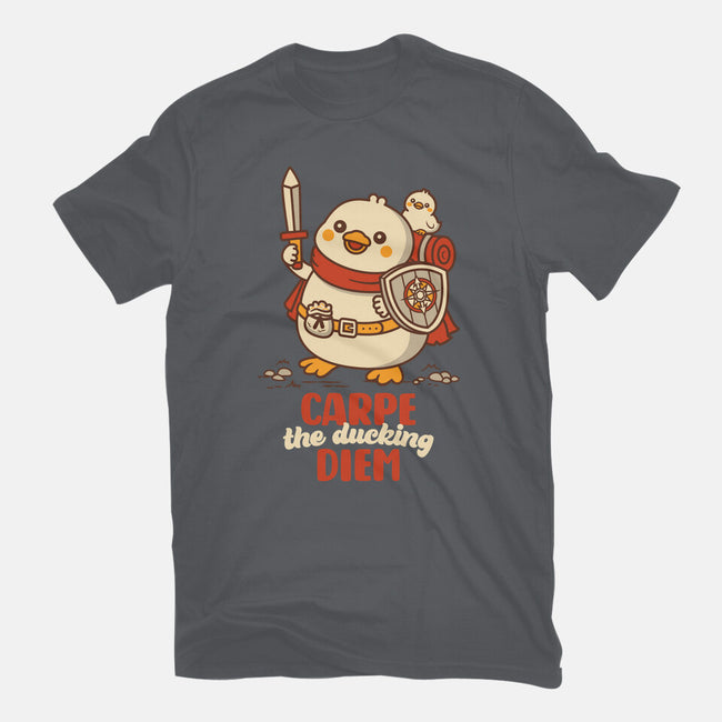 Carpe The Ducking Diem-Mens-Heavyweight-Tee-rocketman_art