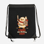 Carpe The Ducking Diem-None-Drawstring-Bag-rocketman_art
