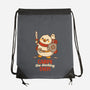 Carpe The Ducking Diem-None-Drawstring-Bag-rocketman_art