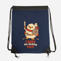 Carpe The Ducking Diem-None-Drawstring-Bag-rocketman_art