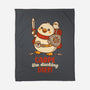 Carpe The Ducking Diem-None-Fleece-Blanket-rocketman_art