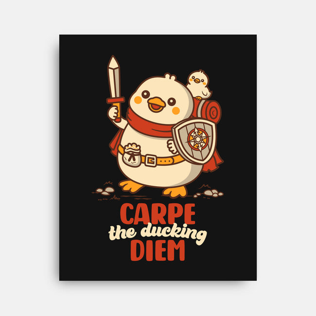 Carpe The Ducking Diem-None-Stretched-Canvas-rocketman_art