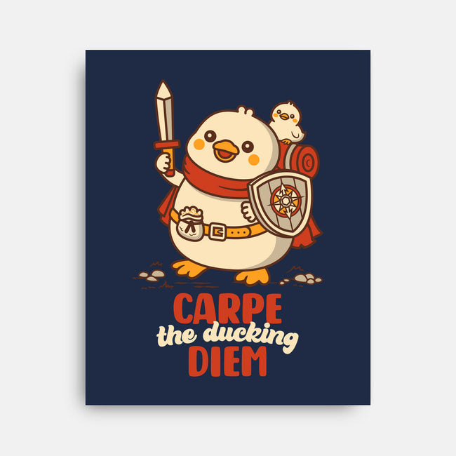 Carpe The Ducking Diem-None-Stretched-Canvas-rocketman_art