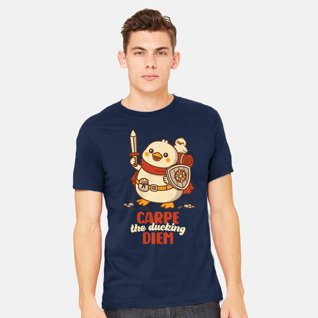 Carpe The Ducking Diem-Mens-Heavyweight-Tee-rocketman_art