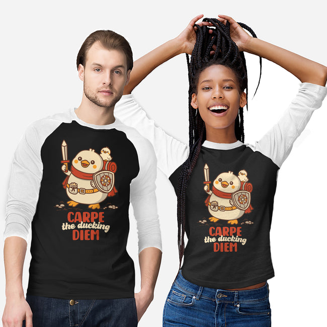 Carpe The Ducking Diem-Unisex-Baseball-Tee-rocketman_art