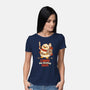 Carpe The Ducking Diem-Womens-Basic-Tee-rocketman_art
