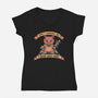 I Drop Bad Loot-Womens-V-Neck-Tee-TechraNova