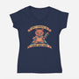 I Drop Bad Loot-Womens-V-Neck-Tee-TechraNova