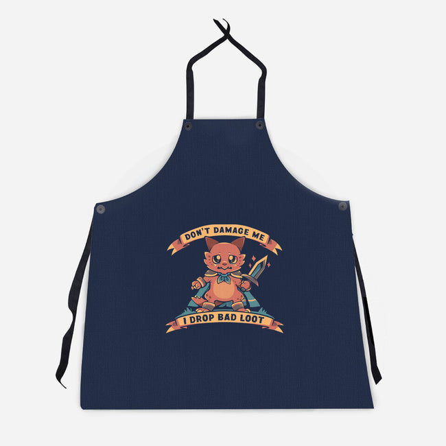 I Drop Bad Loot-Unisex-Kitchen-Apron-TechraNova
