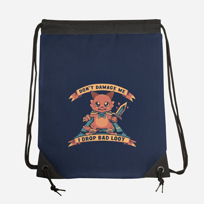 I Drop Bad Loot-None-Drawstring-Bag-TechraNova
