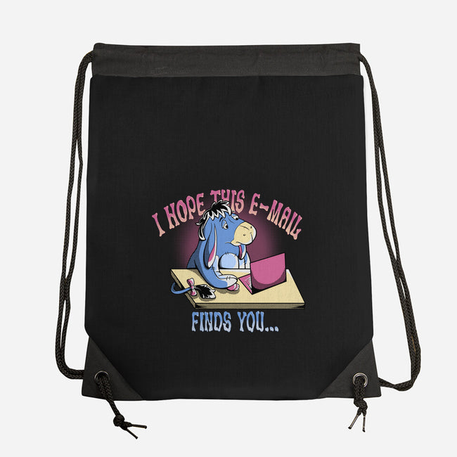 Hope This Email Finds You-None-Drawstring-Bag-leepianti