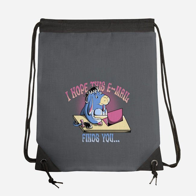 Hope This Email Finds You-None-Drawstring-Bag-leepianti