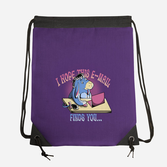 Hope This Email Finds You-None-Drawstring-Bag-leepianti