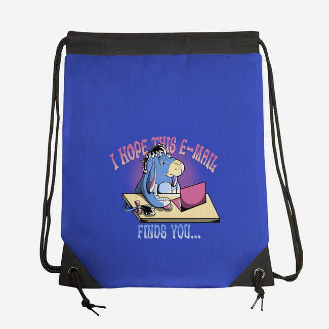 Hope This Email Finds You-None-Drawstring-Bag-leepianti