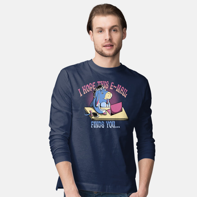 Hope This Email Finds You-Mens-Long Sleeved-Tee-leepianti