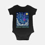 Falling Through A Starry Sky-Baby-Basic-Onesie-kg07