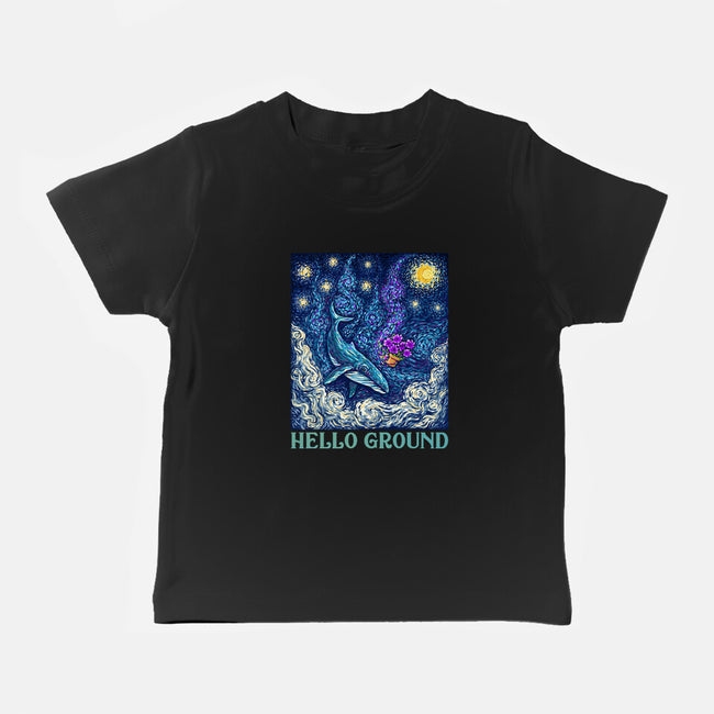 Falling Through A Starry Sky-Baby-Basic-Tee-kg07