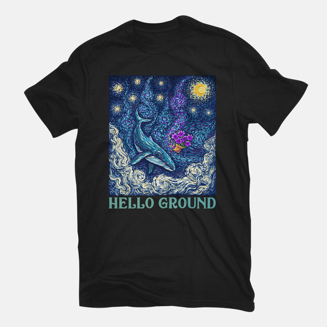 Falling Through A Starry Sky-Womens-Basic-Tee-kg07