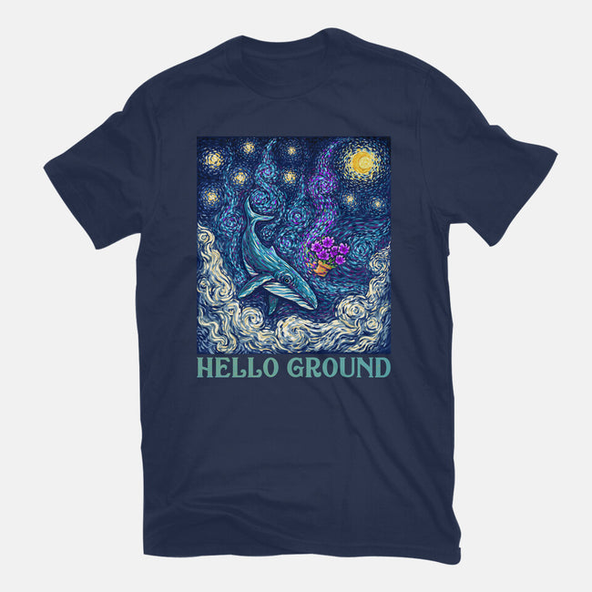 Falling Through A Starry Sky-Womens-Basic-Tee-kg07