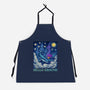 Falling Through A Starry Sky-Unisex-Kitchen-Apron-kg07