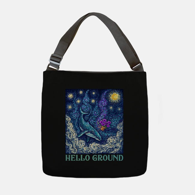 Falling Through A Starry Sky-None-Adjustable Tote-Bag-kg07