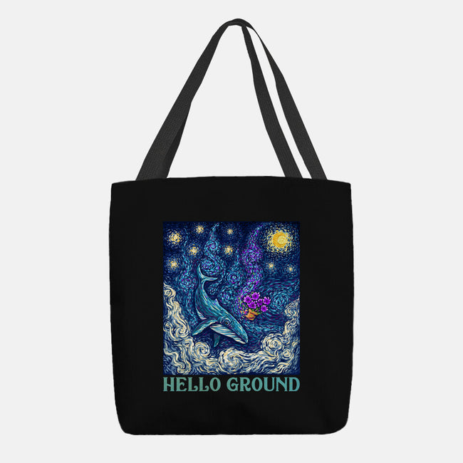 Falling Through A Starry Sky-None-Basic Tote-Bag-kg07
