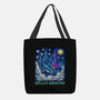 Falling Through A Starry Sky-None-Basic Tote-Bag-kg07