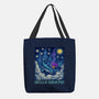 Falling Through A Starry Sky-None-Basic Tote-Bag-kg07