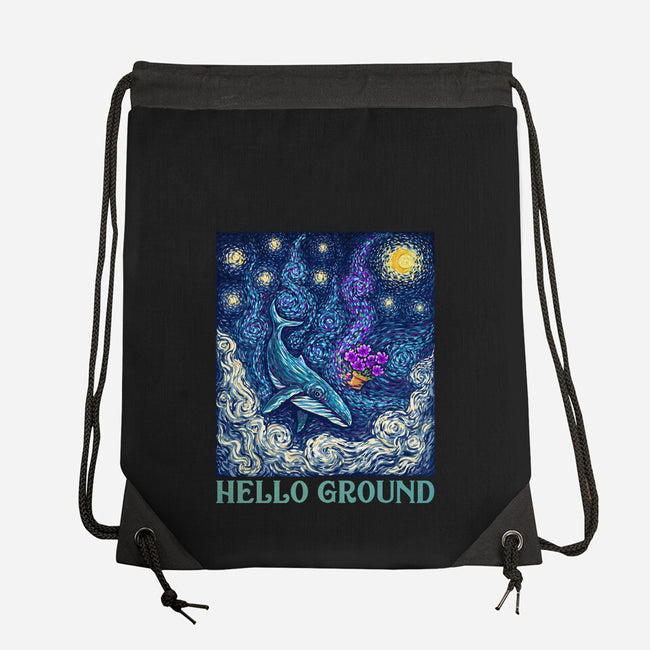 Falling Through A Starry Sky-None-Drawstring-Bag-kg07