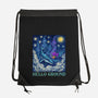 Falling Through A Starry Sky-None-Drawstring-Bag-kg07