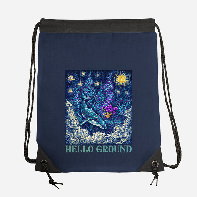 Falling Through A Starry Sky-None-Drawstring-Bag-kg07
