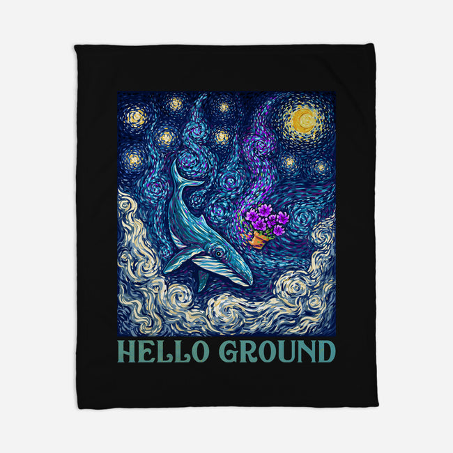 Falling Through A Starry Sky-None-Fleece-Blanket-kg07