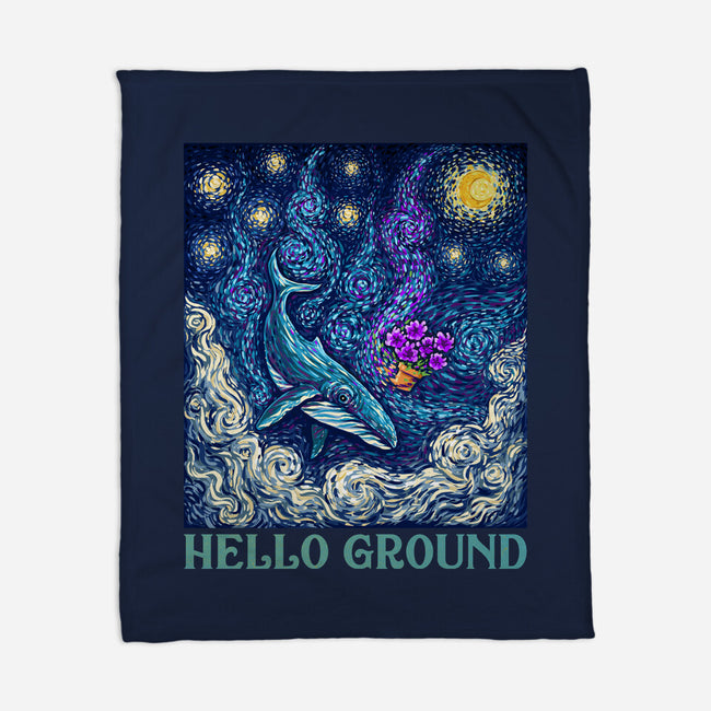 Falling Through A Starry Sky-None-Fleece-Blanket-kg07